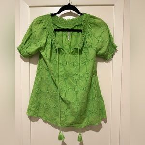 Elison lime green shirt size Small
